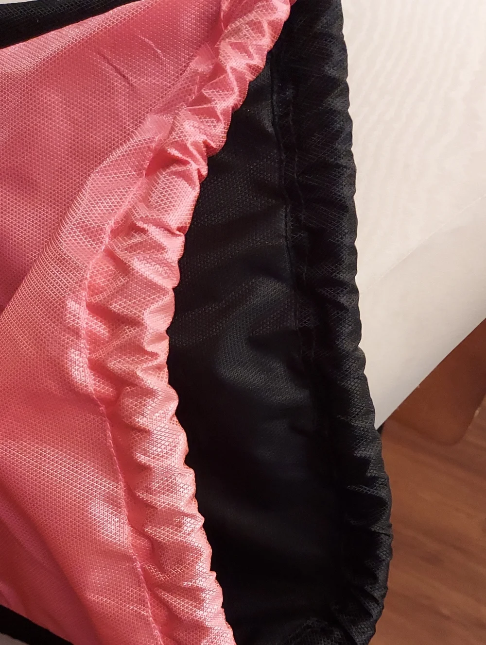 adidas Pink and Black Drawstring Backpack